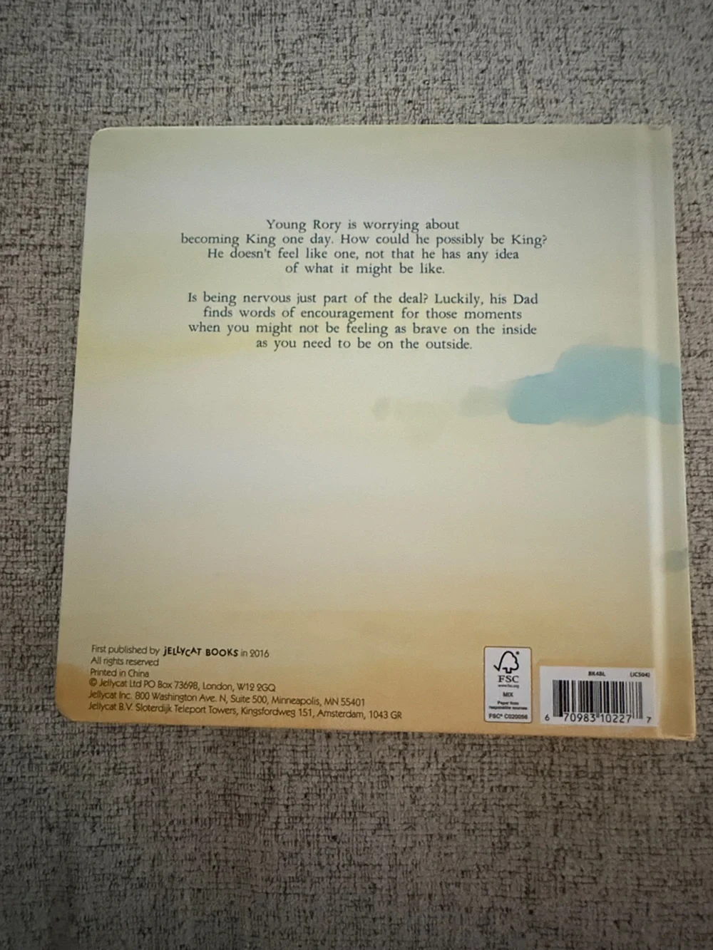 Jellycat “Very Brave Lion” Children's Book
